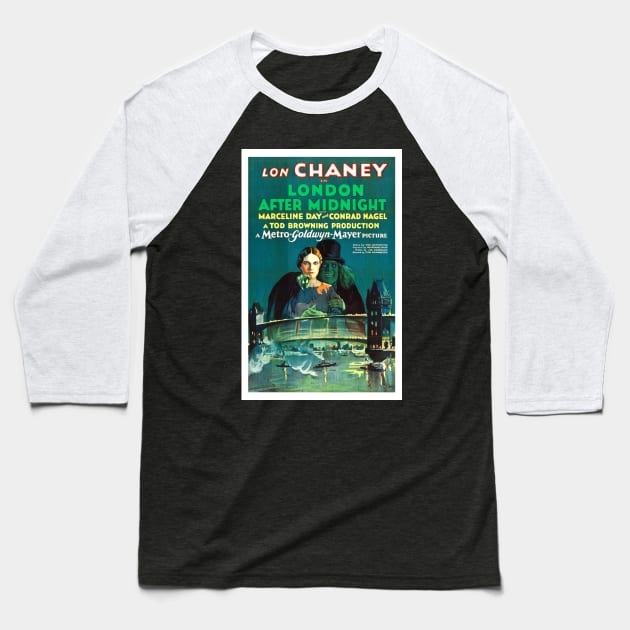 Lost Lon Chaney Film Found T-shirt! Baseball T-Shirt by ZippyFraggle1